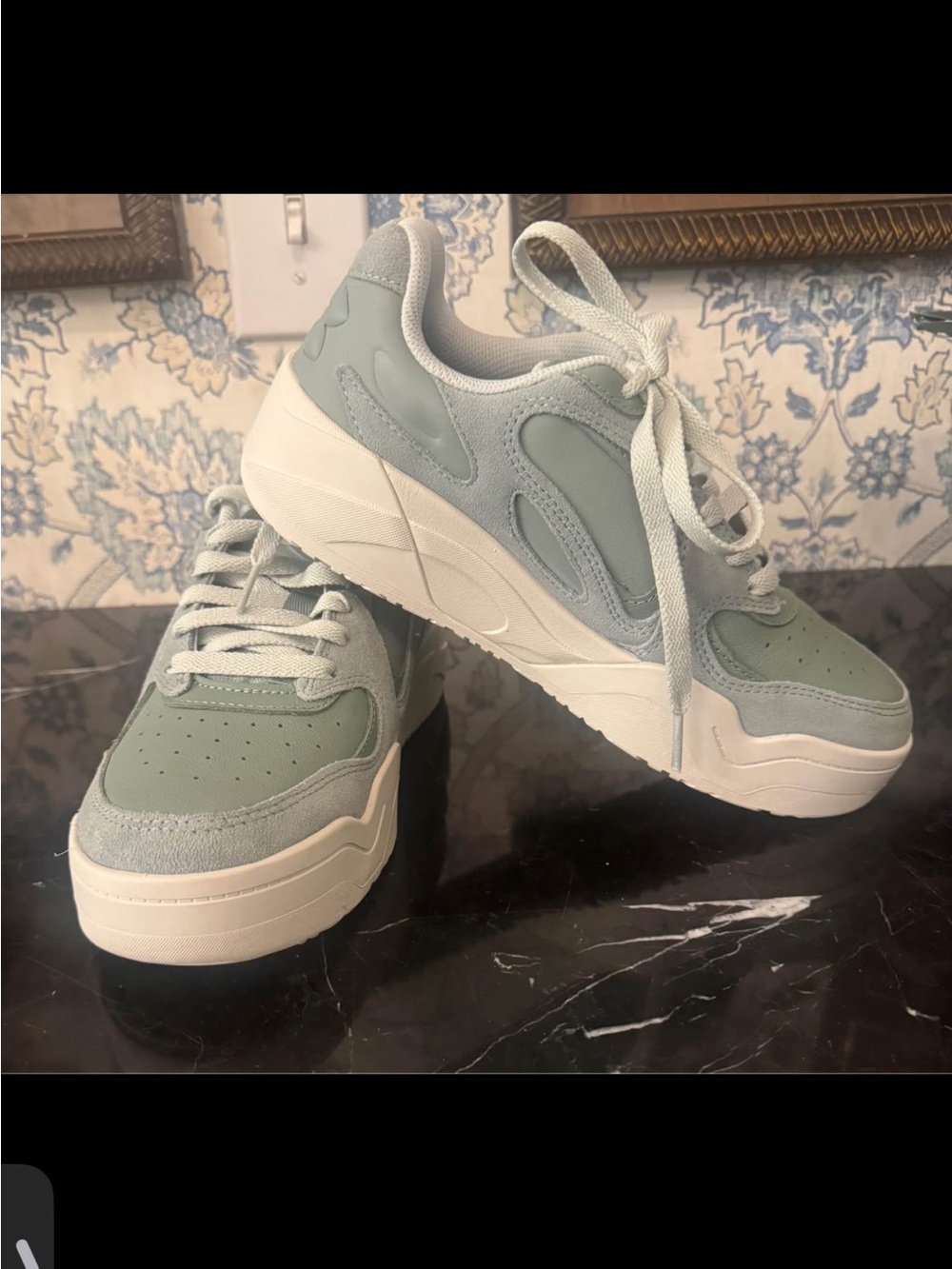 Under Armour Women’s Light Sage Green/white Sneakers